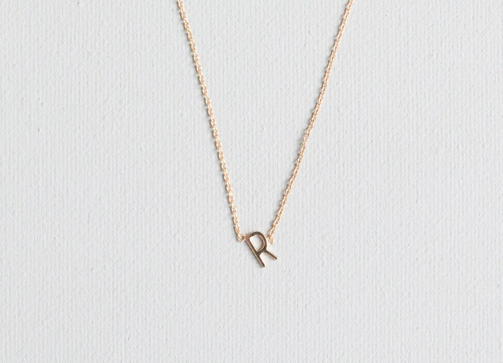 Gold Luxe Initial Necklace