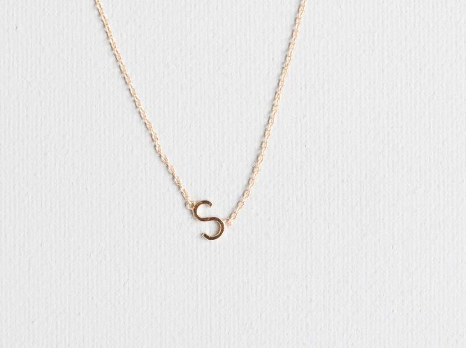 Gold Luxe Initial Necklace