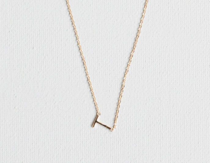 Gold Luxe Initial Necklace