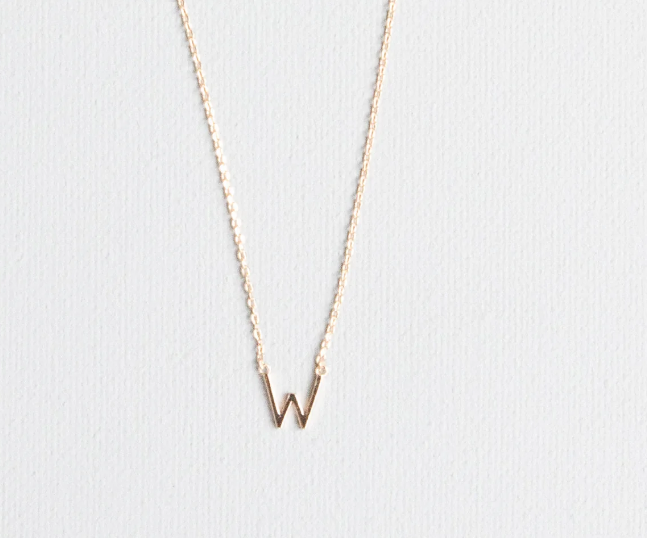 Gold Luxe Initial Necklace