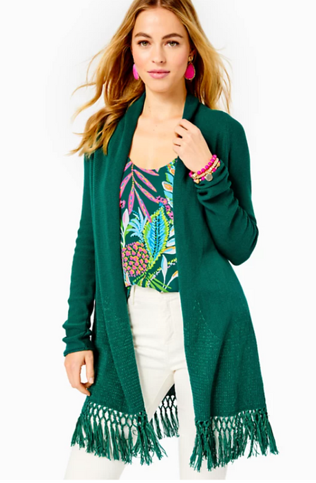 Tatum Cardigan | Hosta Green