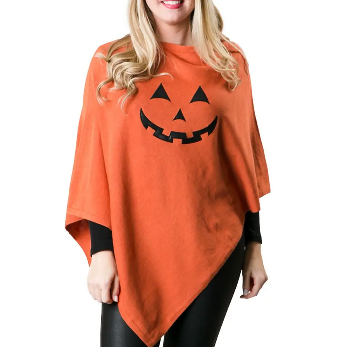 Poncho | Jack O Lantern