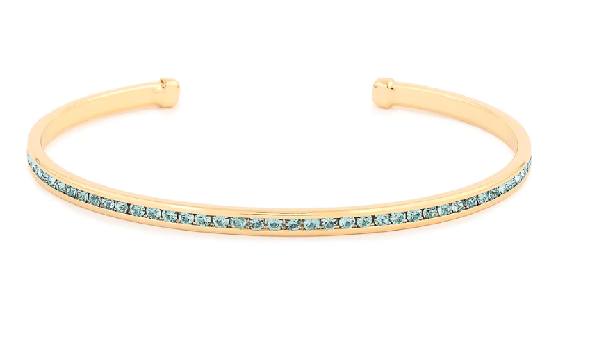 Birthstone Cuff | March (Aquamarine)