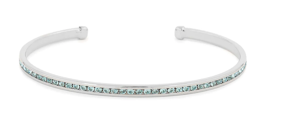 Birthstone Cuff | March (Aquamarine)