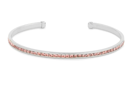 Birthstone Cuff | October (Pink Tourmaline)