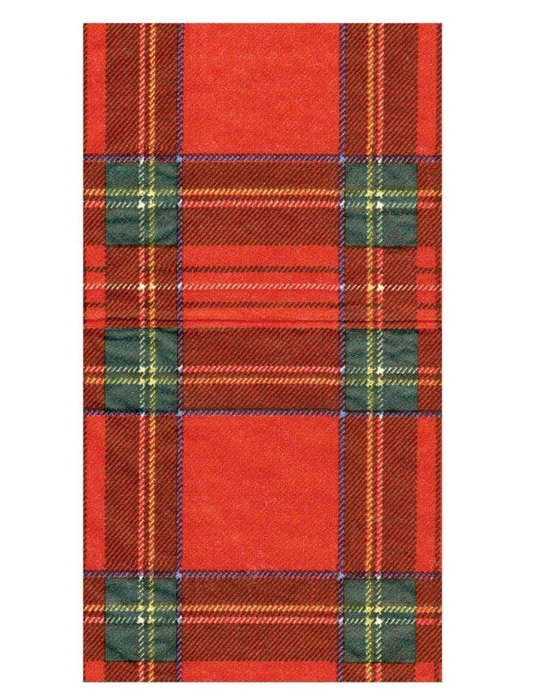 Royal Plaid Guest Towel