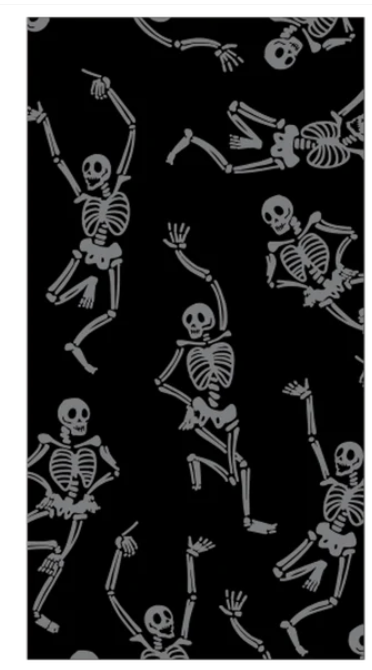Skeleton Dance Guest Towel