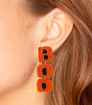 BOO Beaded Earrings