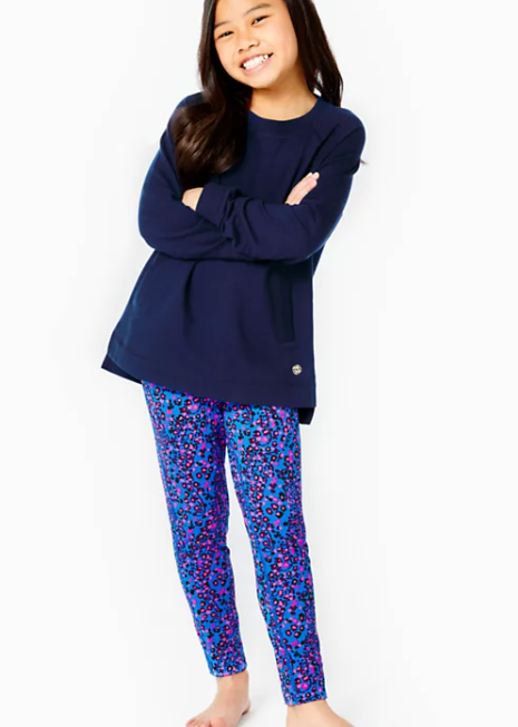 Mini Weekender Legging | Blue Flare Growl And Prowl