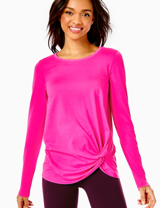 Luxletic Tarina Tee | Acai Berry