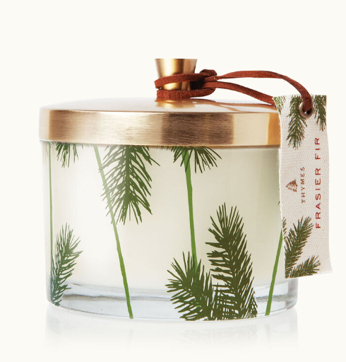 Frasier Fir 3 Wick Pine Needle Thymes Candle