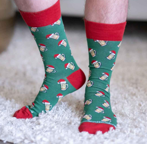 Men's Christmas Beer Cheer Socks
