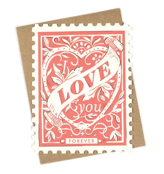 Love You Forever Stamp Card