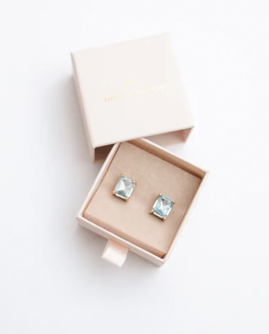 Everlyn Earrings | Aquamarine