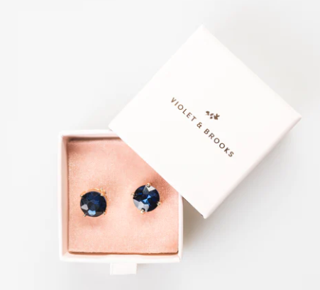 Casey Earrings | Crystal