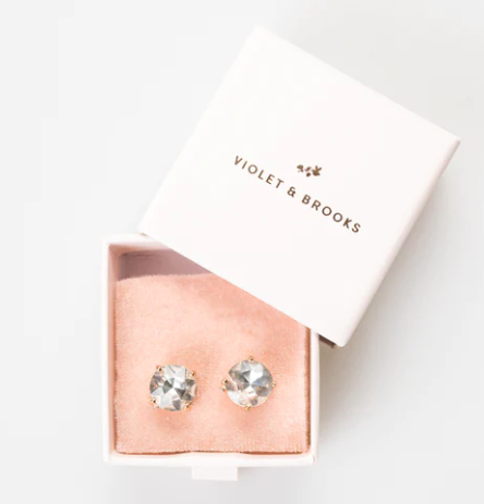 Casey Earrings | Crystal