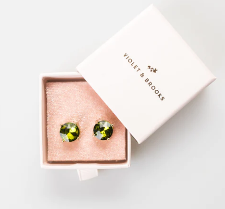 Casey Earrings | Crystal