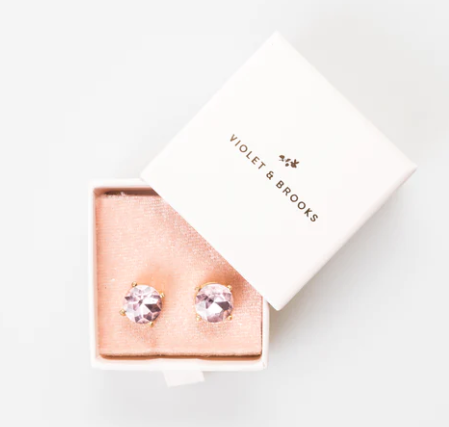 Casey Earrings | Light Rose