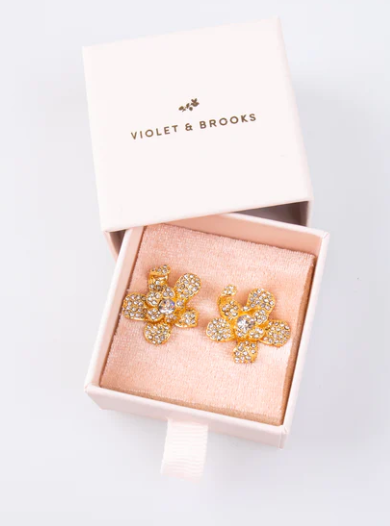 Flower Earring | Crystal