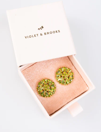 Glam Earring | Green