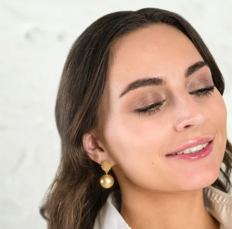 Blair Pearl Earring Duet | Blush
