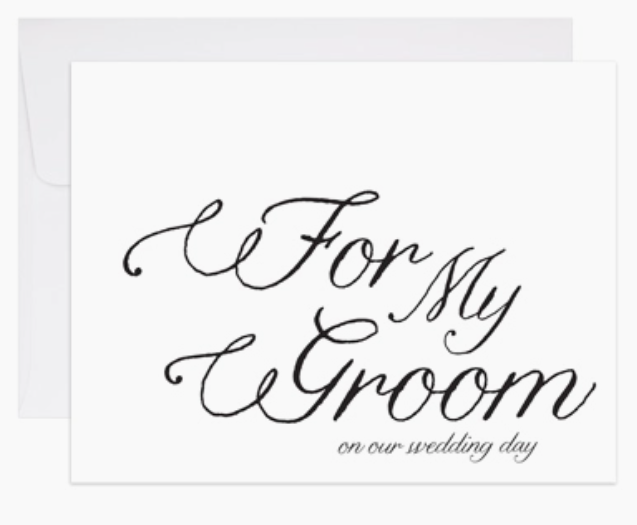 For My Groom