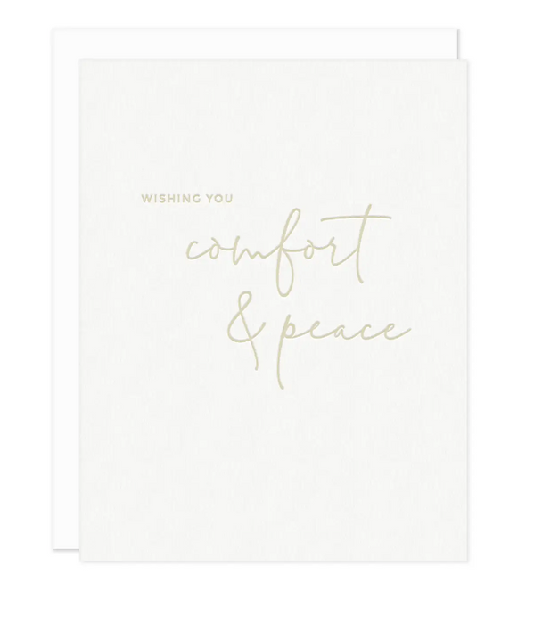 Comfort and Peace Card