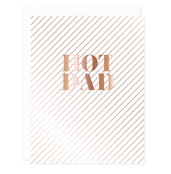 Foil Hot Dad Card