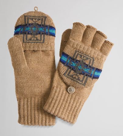Harding Knit Convertible Mittens | Taupe