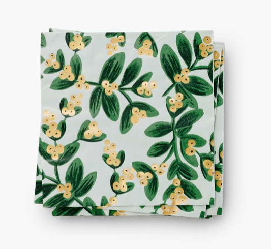 Mistletoe Cocktail Napkins