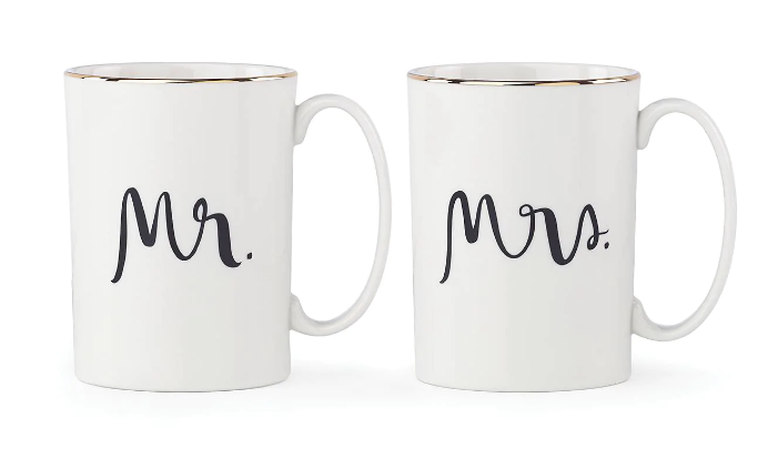 Mr and Mrs Mug Set