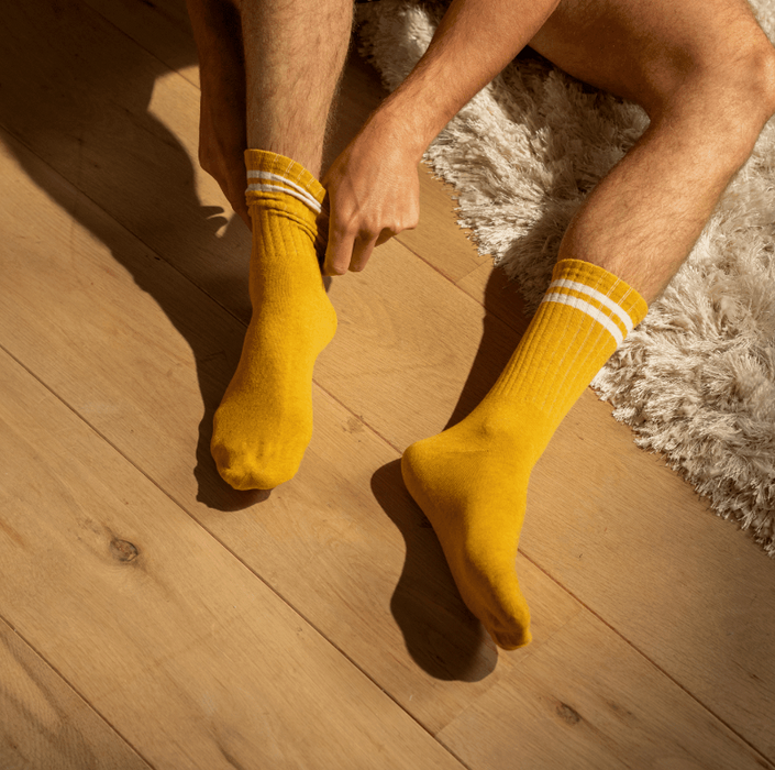 The Retro 05 Sock | Mustard