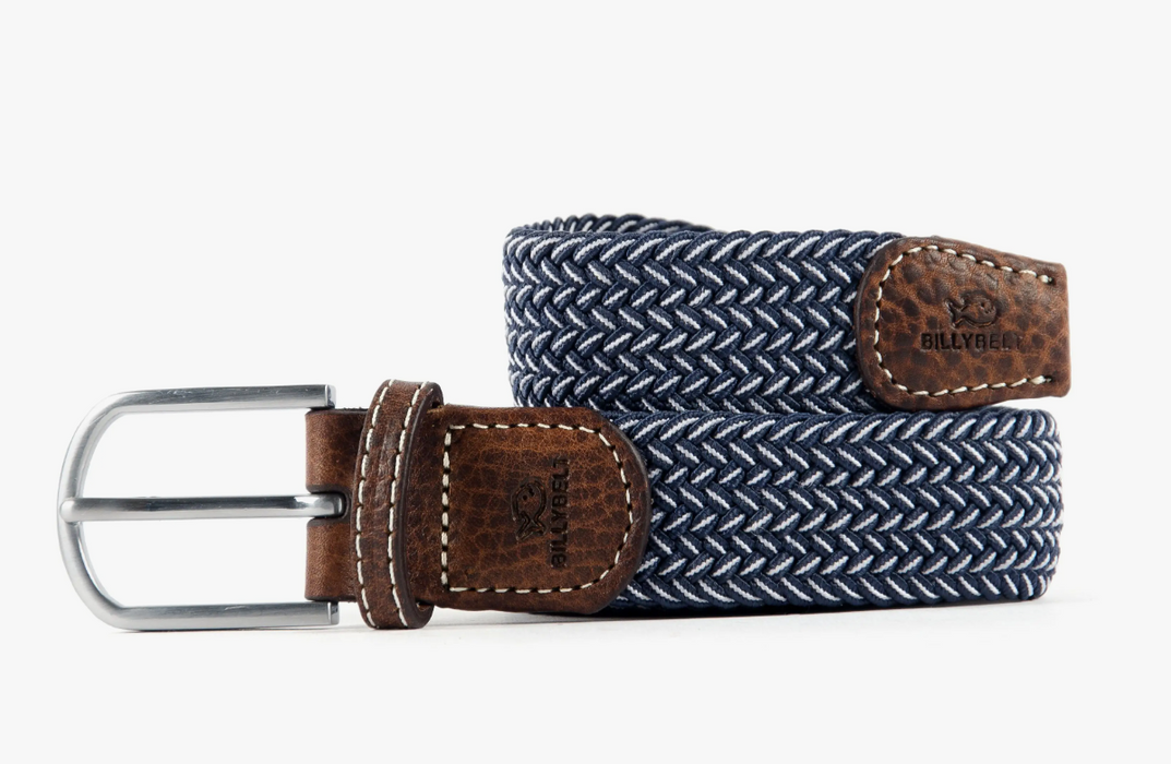 Bogota Two Tone Woven Elastic Belt