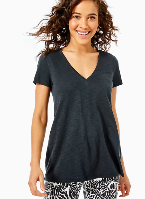 Etta V Neck | Onyx