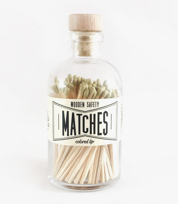 Matches in Apothecary Jar | Gold