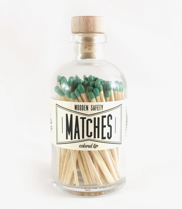 Matches in Apothecary Jar | Green