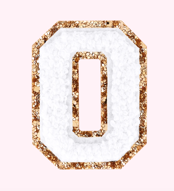 Varsity Number Patch | Blanc