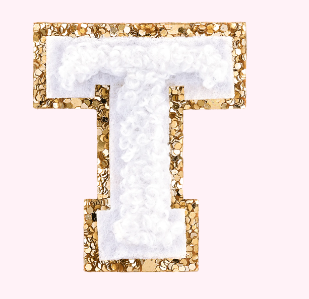 Mini Varsity Alphabet Patch | Blanc
