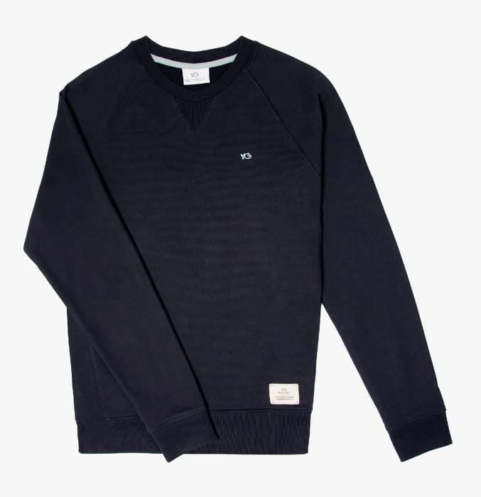 Organic Cotton Sweatshirt | Plain Anthracite