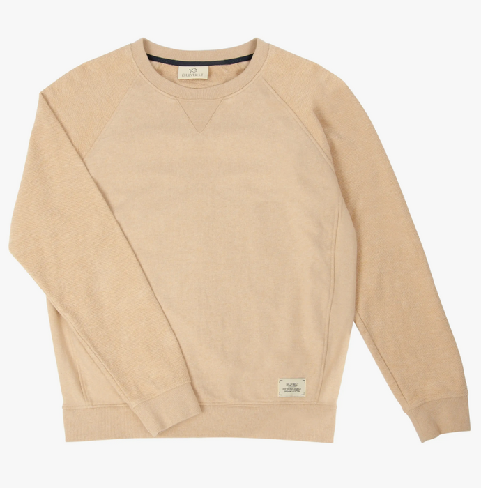 Organic Cotton Sweatshirt | Mottled Beige