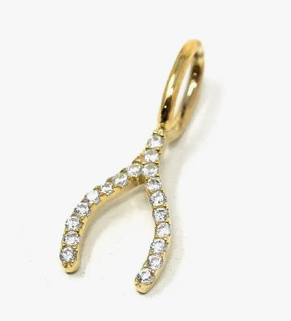 Wishbone Charm