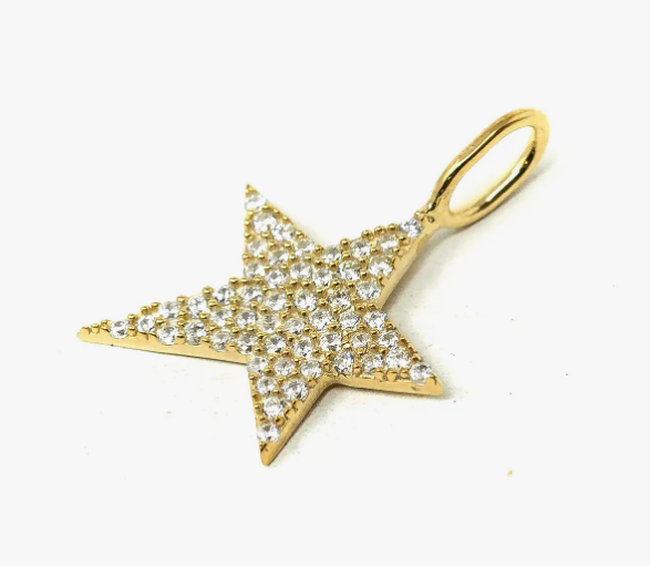 Jazzy Star Charm | Gold