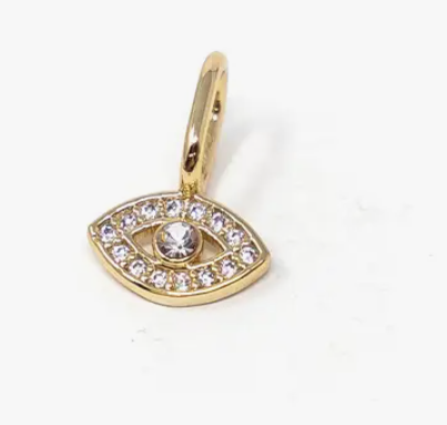 Mini Evil Eye Charm | Gold