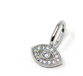Mini Evil Eye Charm | Silver