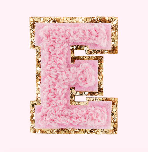 Mini Varsity Alphabet Patch | Flamingo