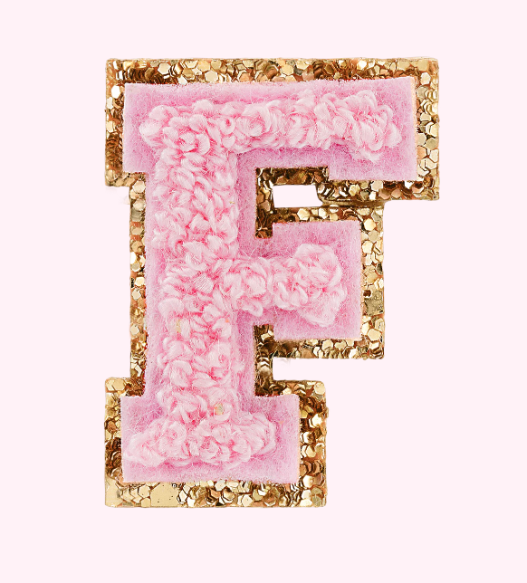 Mini Varsity Alphabet Patch | Flamingo