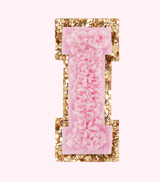 Mini Varsity Alphabet Patch | Flamingo