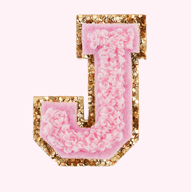 Mini Varsity Alphabet Patch | Flamingo