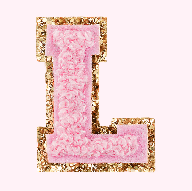 Mini Varsity Alphabet Patch | Flamingo