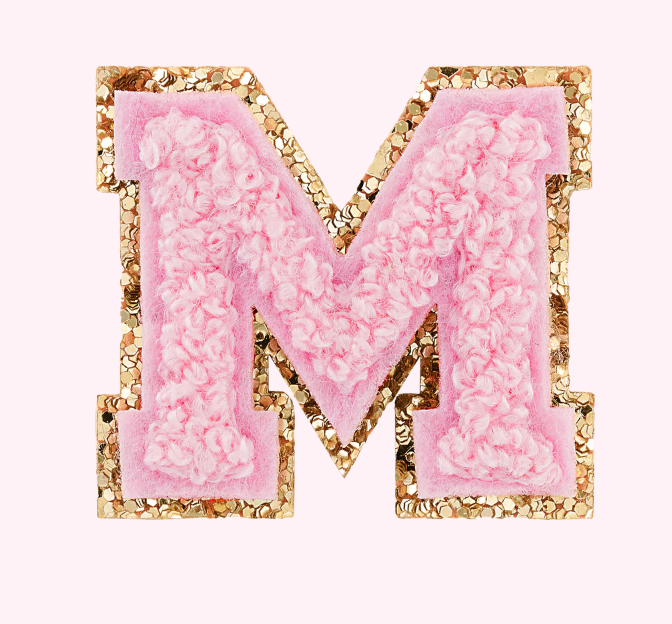 Mini Varsity Alphabet Patch | Flamingo